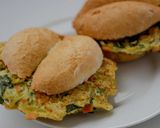Foto del paso 6 de la receta: Desayuno: Pan con Tortilla de Vegetales y Batido de Plátano