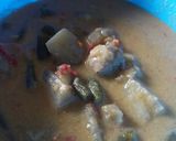Foto langkah ke 3 dari resep Lodeh terong kacang panjang.