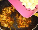 A picture of step 8 of Simple chick n veg pasta.