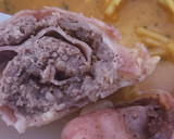 Foto del paso 6 de la receta: Rollito de carne picada con jamón en dulce y queso