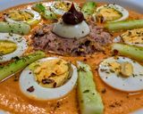 Foto del paso 1 de la receta: SALMOREJO Con Atún y🥒 Pepino...!