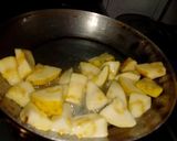 A picture of step 11 of Sama puri with guava sabji.
