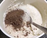 A picture of step 2 of Chocolate idli.
