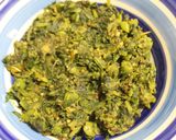 A picture of step 2 of Hara Bhara Bharwan Paratha (Stuffed greens Flat Bread).
