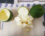 Foto del paso 1 de la receta: Calabacines rellenos de verduras y huevos
