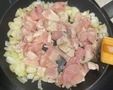 A picture of step 2 of Basmati Rice with Curry Chicken.