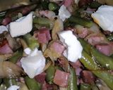 Foto del paso 6 de la receta Judías Verdes y setas salteadas y gratinadas