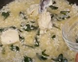 Rizottó dél-tiroli speck sonkával, friss spenóttal, és Gorgonzola sajttal recept fázis 6 fotója