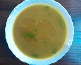 A picture of step 4 of Kulith kadhan(soup).
