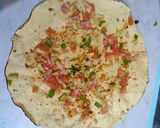 मसाला पापड़ (Masala papad recipe in Hindi) रेसिपी चरण 3 फोटो