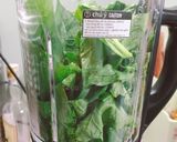 Hình bước làm 1 của món Spinach pizza