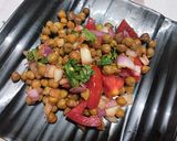 A picture of step 6 of Kala Chana chaat.