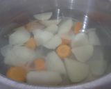 Hình bước làm 1 của món Bún Huế Chay