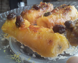 Foto del paso 3 de la receta: Plátanos maduros en leche y pasas de uva...🤔🍌🍇🍯🍶🥛🍯🍌