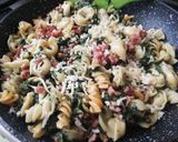 Foto del paso 2 de la receta Pasta con espinacas y carne picada