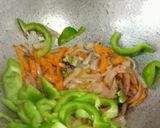 A picture of step 1 of Mung Sprouts, Capsicum Pulao.