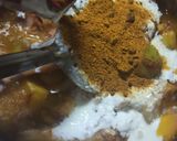 A picture of step 3 of Bombay biryani.