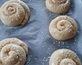 A picture of step 5 of Vegan Tahini Cocoa Rolls (Tahini with Cocoa Filling)《~Super~》🎈.