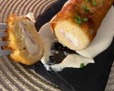 Foto del paso 6 de la receta: Cordón Blue de pollo en cama de salsa Roquefort