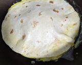 A picture of step 5 of One Pan Tortilla Egg, Ham & Cheese Wrap 🍳🧀🍖.