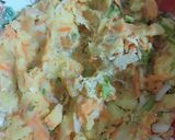 A picture of step 2 of Vegetable, Chicken and Macaroni Kabab.