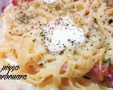 Une image de l'étape 6 de Pizza 🍕 carbonara 😋.