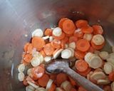 Zöldborsó leves csirkeszárnnyal recept fázis 4 fotója