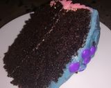 A picture of step 3 of My little pony chocolate b.day cake.