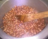 A picture of step 3 of American beef n bean chili.