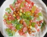 A picture of step 2 of Chana and Fruits Raita.