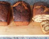 Une image de l'étape 4 de 3 Cakes haut marbré choco vanille.