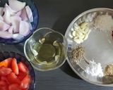 A picture of step 1 of Tomato Onion Chutney.