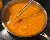 A picture of step 9 of Spaghetti con Bisque di Gamberi.