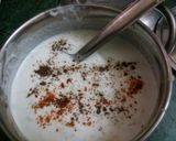 A picture of step 4 of Lauki kaa raita.