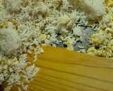 A picture of step 2 of Instant Egg fried rice.