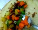 Stir Fry Veggie Stuffed Crêpes recipe step 3 photo