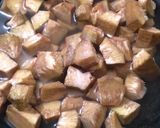 A picture of step 1 of Kathal Pulao.