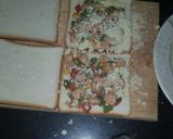 A picture of step 2 of Chicken cheese grilled sandwiches with cappuccino.