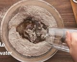 A picture of step 3 of Eggless Chocolate Cake.