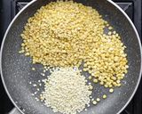 A picture of step 1 of Handvo traditional style.