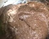 A picture of step 3 of Eggless Marble cake.