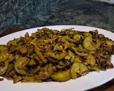 A picture of step 2 of Spiny gourd (kakora) Bihari style.