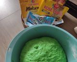 Foto langkah ke 4 dari resep Roti Kukus Pontianak Pandan.