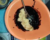 Foto langkah ke 5 dari resep Banana Moist Brownies Yummy😋😋😋.
