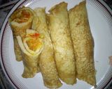 A picture of step 9 of Pancake rolls.