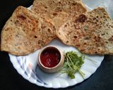 A picture of step 2 of Leftover Mixed Vegetable Cutlet Paratha.