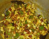 A picture of step 3 of Tawa fry rice.