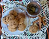 Foto del paso 3 de la receta: Galletas integrales de canela rellenas con dulce de membrillo🫢