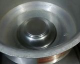 A picture of step 1 of Sponge Cream cake (Pateela baking and no beater).