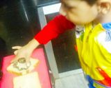 A picture of step 1 of Bread Fruit Malai Sandwich.